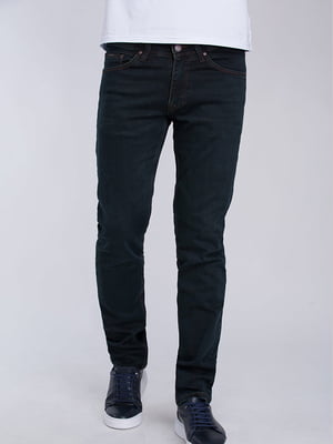 Темно-сині джинси прямого крою | 6727092