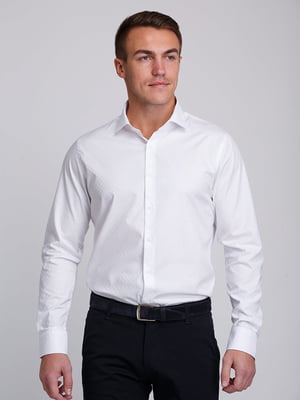Белая рубашка классического стиля | 6727098