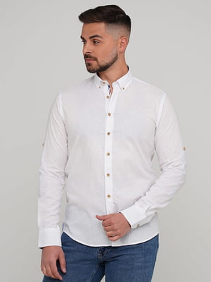 Классическая рубашка белого цвета | 6727312
