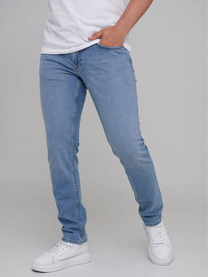 Сині обтягуючі джинси | 6727423