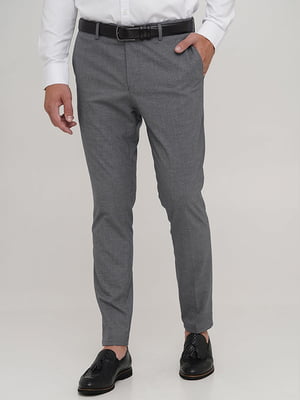 Сірі класичні штани з кишенями | 6727530