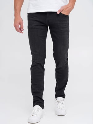 Чорні джинси прямого крою | 6727578