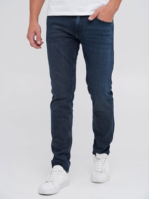 Сині джинси прямого крою | 6727580