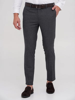 Классические серые брюки с карманами | 6727615