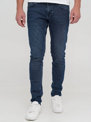 Сині обтягуючі джинси | 6727717