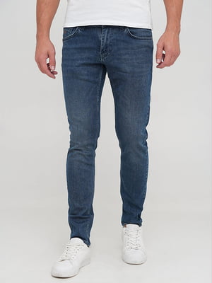 Сині обтягуючі джинси | 6727719