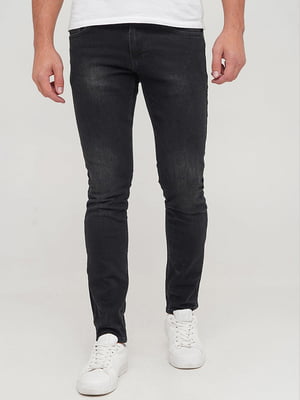 Чорні обтягуючі джинси | 6727720