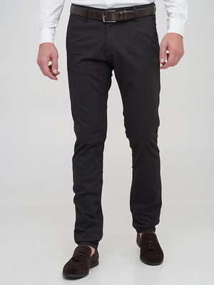 Коричневые классические брюки с карманами | 6727763