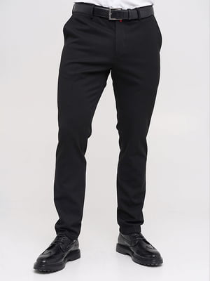 Черные классические брюки с карманами | 6727922