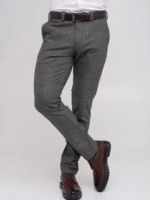 Сірі класичні штани з кишенями | 6727923
