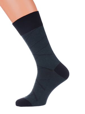 Шкарпетки бавовняні темно-сині | 6727996