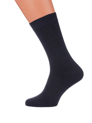 Шкарпетки бавовняні темно-сірі | 6727999