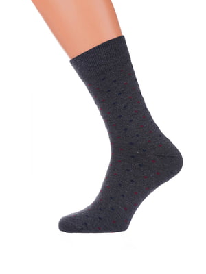 Шкарпетки бавовняні сірі | 6728020