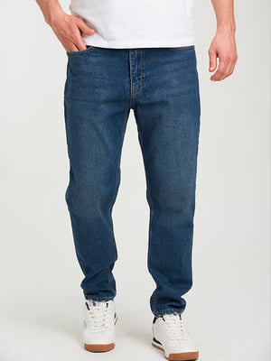 Темно-сині джинси прямого крою | 6728218