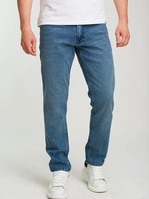 Сині джинси прямого крою | 6728274