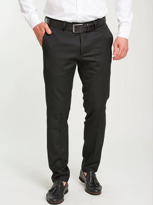 Черные классические брюки с карманами | 6728281