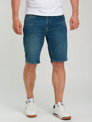 Сині джинсові шорти з кишенями | 6728287