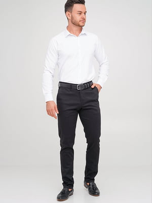 Черные классические брюки с карманами | 6728473