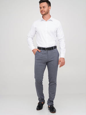 Классические серые брюки с карманами | 6728478