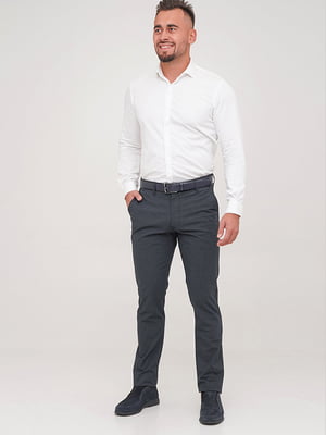 Темно-сірі класичні штани з кишенями | 6728550