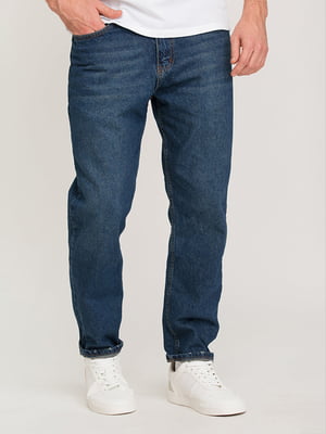 Сині джинси прямого крою | 6728746