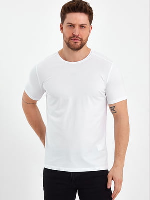 Біла базова футболка | 6728800