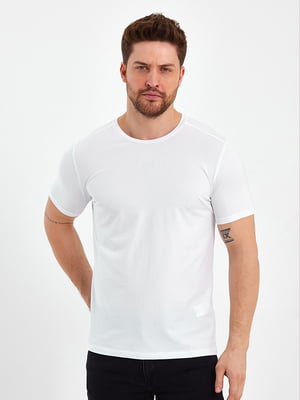 Біла базова футболка | 6728955