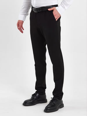 Чорні класичні штани з кишенями | 6728961