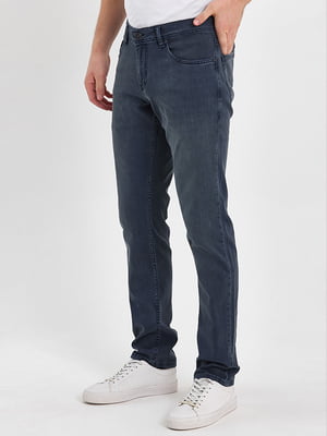 Сіро-сині джинси прямого крою | 6728964