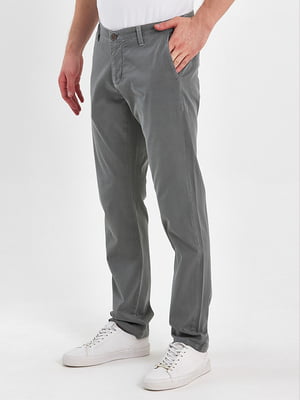 Повседневные брюки цвета хаки с карманами | 6729015
