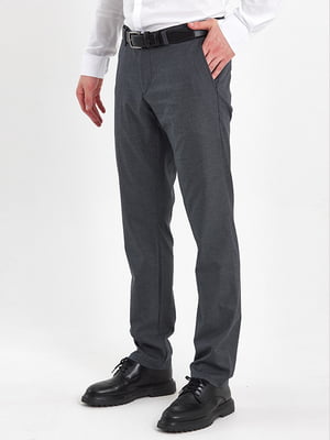 Сірі класичні штани з кишенями | 6729020