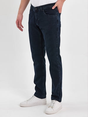 Темно-сині джинси прямого крою | 6729035