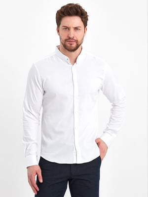 Біла класична сорочка з бавовни | 6729041