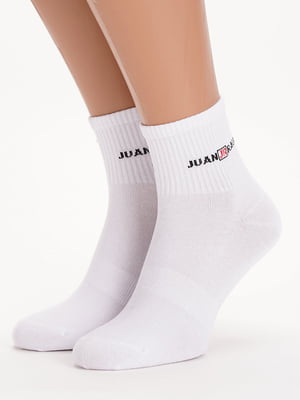 Шкарпетки короткі бавовняні білі | 6729128