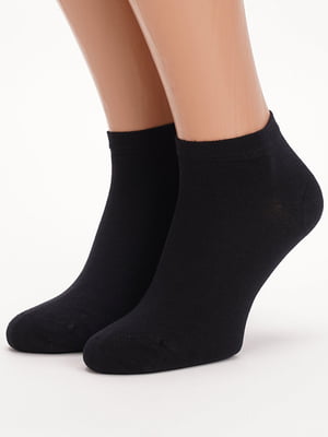 Шкарпетки короткі бавовняні чорні | 6729137