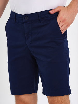 Темно-синие шорты с карманами | 6729184