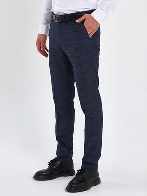 Классические синие брюки с карманами | 6729199