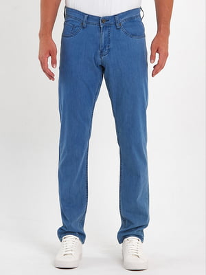 Світло-сині прямі джинси | 6729337