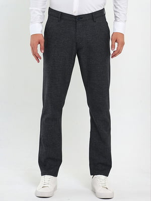 Черные классические брюки с карманами | 6729381