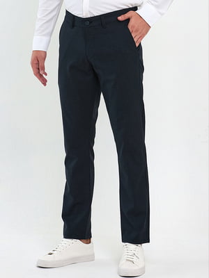 Черные классические брюки с карманами | 6729437