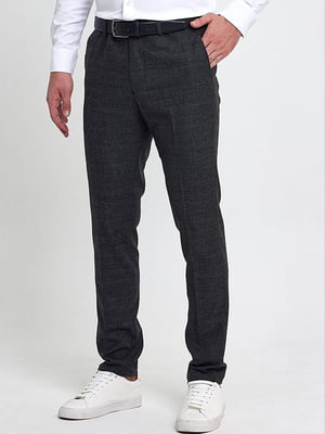 Черные классические брюки с карманами | 6729527