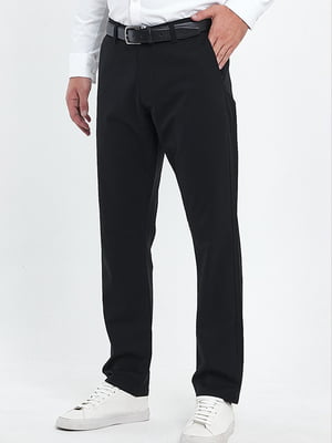 Черные классические брюки с карманами | 6729623