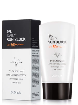 Сонцезахисний крем, що відновлює, для обличчя EPL Daily Sun Block (50 мл) | 6731651