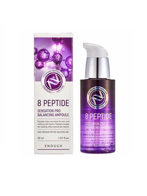 Сироватка для обличчя з пептидами Premium 8 Peptide Sensation Pro Balancing Ampoule 30 мл | 6731824