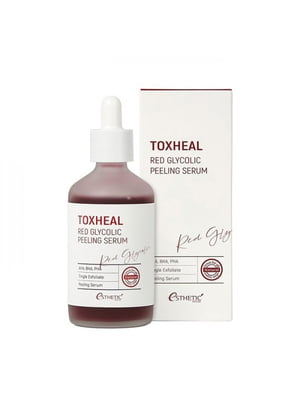 Пілінг-сироватка для обличчя Toxheal Red Glycolic Peeling Serum E100 мл | 6731886