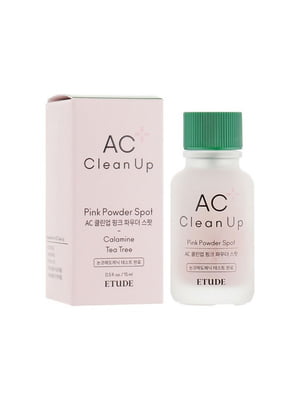 Точечное средство для борьбы с акне AC Clean Up Pink Powder Spot Etude House 15 мл | 6731888