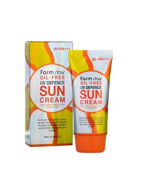 Солнцезащитный крем для жирной и склонной к высыпаниям типов кожи OIL-FREE UV DEFENCE SUN CREAM SPF50+ PA+++ (70 мл) | 6732100