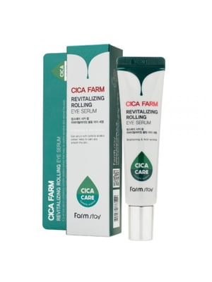 Антивікова розслаблююча сироватка для шкіри навколо очей Cica Farm Revitalizing Rolling Eye Serum 25 мл | 6732103