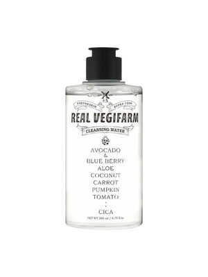 Жидкость для снятия макияжа Super Food Real Vegifarm Cleansing Water (260 мл) | 6732127