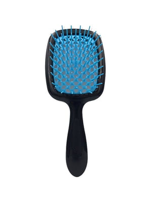 Щетка для волос черная с синим Superbrush | 6732875